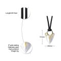 Men Jewelry Sun Arrow Pendant Necklace In Stainless Steel Arrow Head With Adjustable Rope Chain. 
