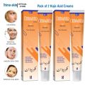 Pack of 2 Kojic Acid Skin Blemish Treatment Cream for All Skin Types - Moisturizing Skincare Solution with the Power of Kojic Acid for Radiant Skin. 