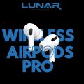 Lunar Airpods Pro Wireless Earbuds with 1year warranty, ENC Noise Cancellation, Built-in Mic, Bluetooth 5.3, Bass Sound, HiFi Stereo, Touch Control, Upto 5 Hours Battery, Android/iOS Compatible & Hands-Free Calls.. 