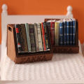 Mini Storage Basket Lettering Design Doll House Storage Basket Model Decor. 