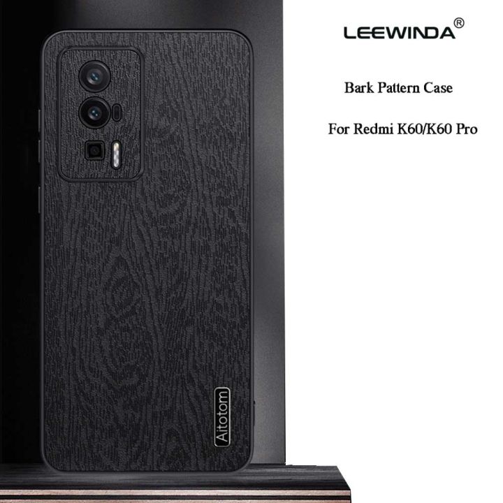 For Redmi K60/K60 Pro Phone Case，Bark Pattern Full Coverage Protective ...