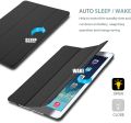iPad Air 1 (2013) Flip Cover , Ultra Slim Trifold Stand Protective Smart Case Cover - Auto Sleep/Wake. 