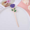 Rose-shaped Rose metal bookmark Delicate Coloring Metal Cute coloring embossing bookmark Embossing for Office supplies School supplies Stationery Valentine's Day gifts Book lovers. 