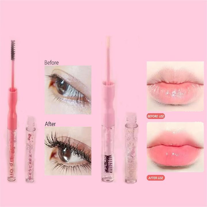 Warda Beauty 2 In 1 Transparent Mascara Styling Gel & Lip Oil