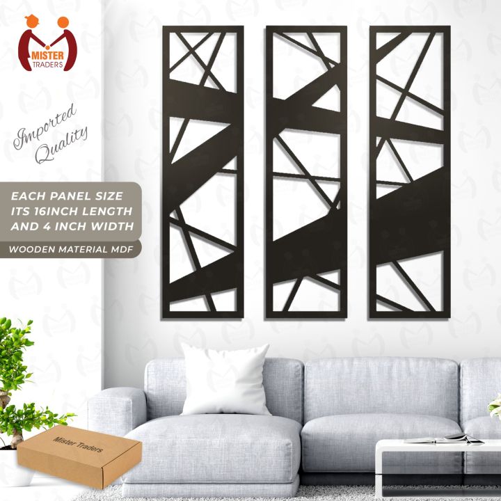 Set of 3 Wooden Panels Wall Art I New Wooden Wall Art For Room Decorating I Wooden Wall Art I Room Decorating Wall Art I Wall Art I Wall Art Designs I New Wall Art For Room