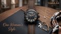 TUBULAR Quartz movement Analogue/Digital working Leather strap with brand lock Light available Great quailty & finishing Comes with brand box & bag watch for Men / Boys. 