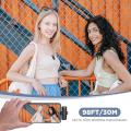 M10 One-two Wireless Microphone with Charging Case, Type-C, Apple Interface 2 in 1 Wireless Lavalier Microphone, 3 Levels of Noise Reduction, for Youtube, Recording, Video Blogging, Facebook Live Streaming. 