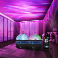 Aurora Light Projector Northern Light Projection Galaxy Lamp, Decoration Lamp Remote Control, Multiple Light Modes, Dreamy Indoor Atmosphere Light, Gift For Birthdays Various Festivals, Black. 