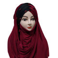Six D pearl Turkis Hijab Dauble colour  Combination Hijab.. 
