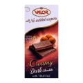 Valor Creamy Dark Chocolate Bar with Truffle, Stevia, Sugar Free 100g. 