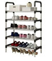 Stylish & Durable 5-Layer Metal & Plastic Shoe Rack for Home & Office - Multipurpose Shoe Rack. 
