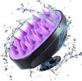 Soft Silicone Shampoo Brush, 1 Pcs Scalp Massager, Head Scalp Massage Brush for Massager Clean Hair Reduce Dandruff Promote Hair Growth Hair Scrub Brush (Black, Pink). 
