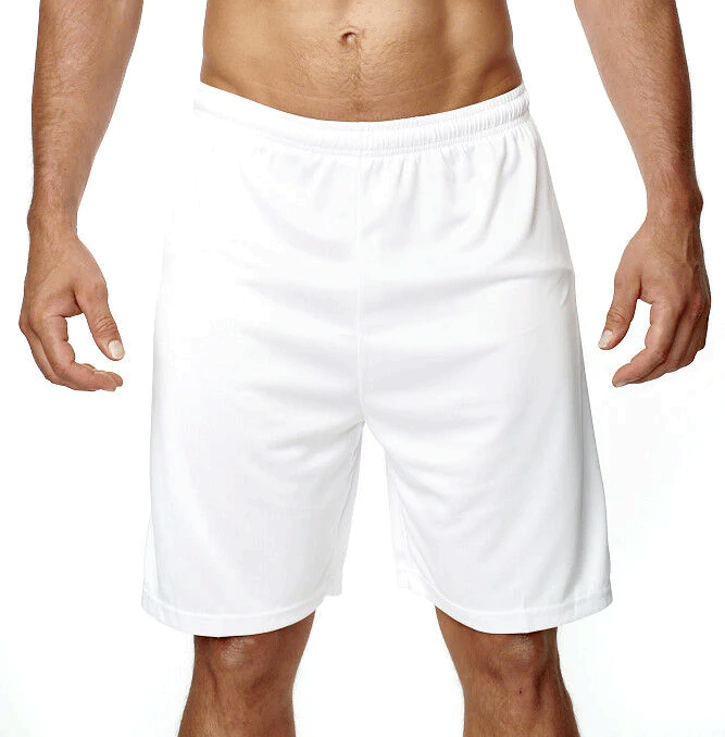 Football Short For Men - White Training Running Short Necker