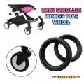Baby Trolley Accessories Rubber Baby Stroller Wheel Tyre Stroller Replacement Durable Stroller Spare Part Pram Accessories Silent Bearings Pushchair Tire for Babyzenes Yoyo Yoya YuYu Infant Carriage Baby Pram. 