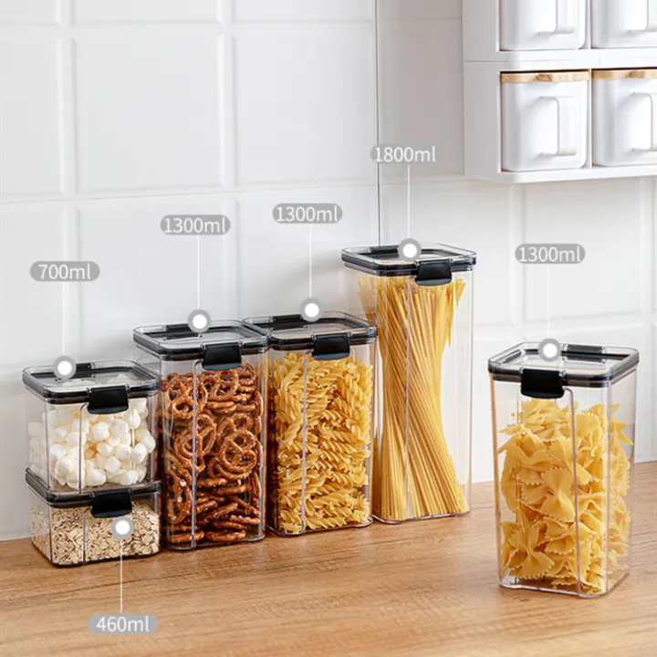 Transparent%20Sealed%20Storage%20Box%20Kitchen%20Food%20Grain%20Containers%20Square%20Nut%20Snack%20Storage%20Tank%20Airtight%20Pantry%20-%20Image%205