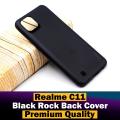Realme C11 Back Cover Black Soft Rock Style Case For Realme C11. 