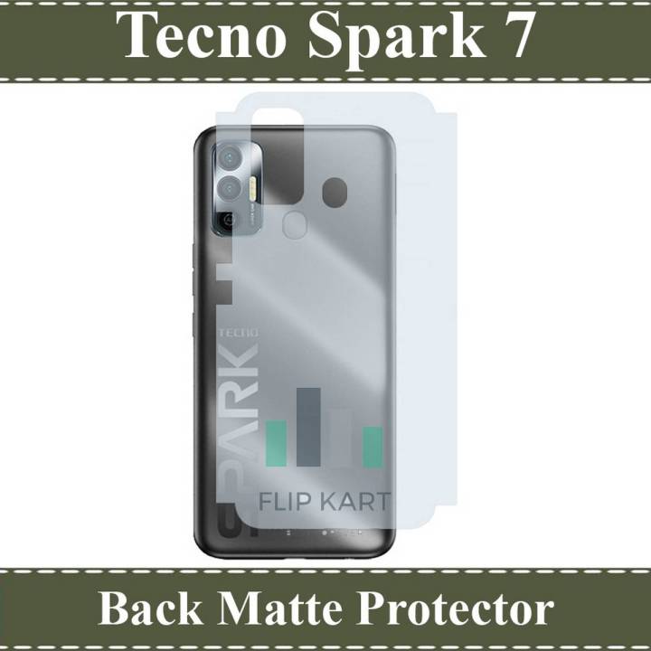 Tecno Spark 7 Back Matte Protector Soft Skin Sheet Soft Film Protection For Tecno Spark 7