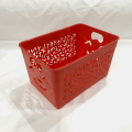Plastic Storage Basket Multipurpose Colorful for Kitchen & Home Organizer Box for Wardrobe, Fruits Vegetables, Toys, Stationary items (Storge Basket Without Lid-3Pcs). 