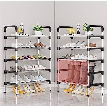 5%20Tiers%20Heavyweight%20Shoe%20Rack%20Organizer%20Stainless%20Steel%20Shoe%20Stand%20-%20Image%203