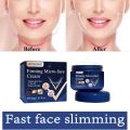 V-Shape Slimming Cream Firming Face-lift Slimming Removal Double Chin Fat Burning Anti-aging Masseter Muscle Face Products. 