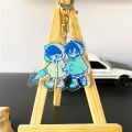 Mob Psycho 100 Keychain Anime Mobu Saiko Hyaku Acrylic Key Chain Funny Cartoon Figures Pendant Key Ring Holder Jewelry Chaveiro. 