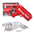 Money Blaster Spray Toy – Fake paper rain gun toy that holds 100 bills. 