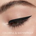 Waterproof Matte Black Eyeliner Pen - Long Lasting Smudge-Proof Eye Liner - Ultra Fine Precision Tip for Perfect Winged Look - 24h Wear. 