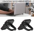 ENRG Mini Laptop Stand Riser For Computer Keyboard Mini Invisible Laptop Kickstand For Desk Computer Keyboard MacBook Notebook Stand Riser Hinge Bracket Lefter Aluminum. 