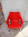 Plastic Chairs Set (Set of 6 Chairs + 1 Table). 