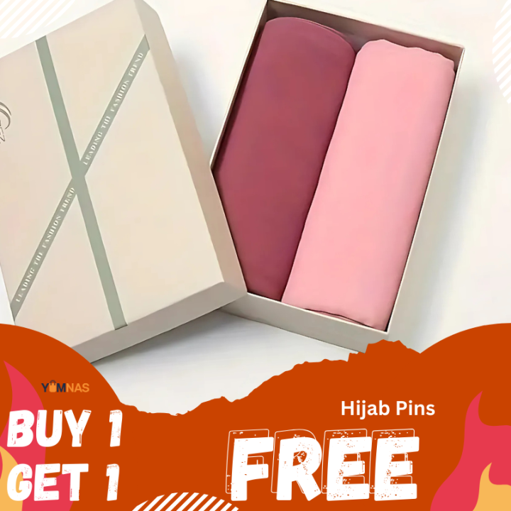 Pack%20of%202%20chiffon%20hijab%20scarf%20stoller%20/%20Plain%20Chiffon%20Goergett%20Hijab%20Staller%20For%20Girls%20and%20Women's%20-%20Image%202