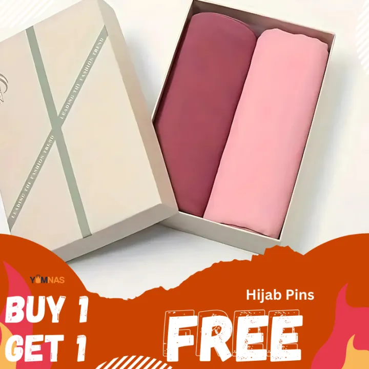 Pack%20of%202%20chiffon%20hijab%20scarf%20stoller%20/%20Plain%20Chiffon%20Goergett%20Hijab%20Staller%20For%20Girls%20and%20Women's%20-%20Image%203