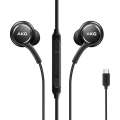 Samsung Original AKG Handsfree - USB C Type Jack - 100% Original AKG Handsfree Imported , High Quality Deep Bass / Sound - Samsung Earphones - Headphones - Handfree. 