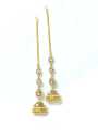 High Quality Stylish Traditional White Pearl Jhumka Earrings For Women & Girls. 