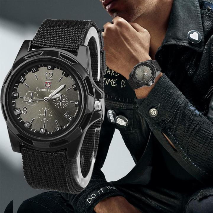 Fashion Men Sport Watch Men Gemius Army Men's Wrist Watches Nylon Band Military Men's Watch Clock erkek kol saati reloj hombre