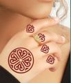 Mehndi Design Heart Shape. 