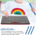Magnet Learning Board Drawing Magnetic Slate Magic Slate With Replacement Stylus Pen for Free Play Magnet Pad Magnetic Drawing Board. 