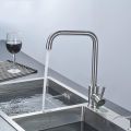 Single Lever Kitchen Mixer Tapstaps Brushed Nickel Kitchen Faucet, Modern Kitchen Mixer Tap, Stainless Steel 360 Degree Cold And Hot Tap, Sus 304 Kitchen Faucets Kitchen Sink Mixer Tap (Type B). 