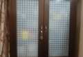 Modern Abstract Geometric Self-Adhesive Privacy Frosted Glass Film for Home Decor. 