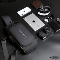 BAGSTREET Fashion Sling Bag With Combination Lock, USB Charging Port, Water Proof, Anti Scratch Shoulder Bag, Crossbody Unisex Bag Chest Bag - Black. 