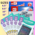 LCD Writing Tablet for Kids – Educational Toys for Kids – 6.5", 8.5", 10", 12" Drawing Tablet – Writing Tablet – Writing Pad – Digital Drawing Tablet. 