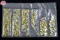 6 Sizes 1.5-5mm Glitter Flat Back Non Hotfix Round Acrylic Diamond Nail Art Rhinestones Gems Decorations Manicure DIY Tips. 