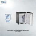 Haier mini fridge 66 Liters 2.3CF HR-66B Single door Refrigerator - Black. 