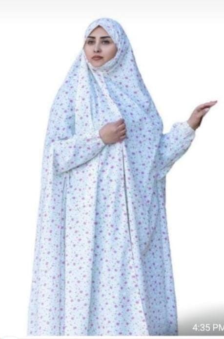 Stitched Namaz Chaddar with Sleeves Random Color