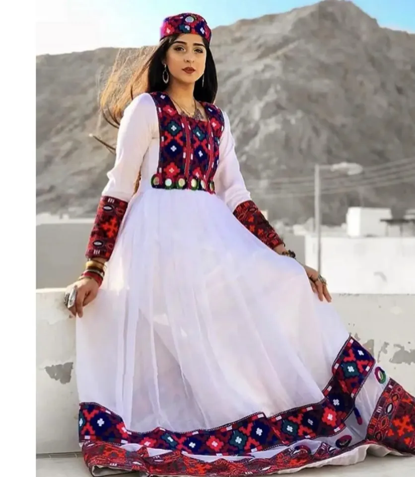 Introducing the Afghan Dress - Tribal Kuchi Dress, perfect for Eid,  Mehandi, weddings, and parties. This traditional