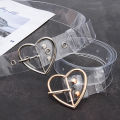 Transparent Waistband Exquisite Ladies Wear-resistant Transparent Belt. 