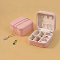 Rings, Earrings & Bracelets Jewellery Holder – Lightweight Jewelry Organizer Compact Pink Jewelry Storage Box – Keeps Jewelry Safe Portable Organizer. 