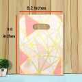 50Pcs/Lot Small Medium Large Random Plastic Wrapping Bag Gift Bag With Handle For Charms Earrings Nuts Candy Jewelry Gift Packing Bags. 