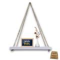 Blazonry Decor Furniture |  Wall Hanging Floating Shelves wall mounted shelf  Furniture NATURAL - DIY Tough Rope Hanging Shelf White wall shelf For Living Room Bedroom Kitchen Apartment Rope Wall Shelf Home Decoration. 