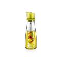 Oil Dispenser Bottle with infuser 17 oz, with no-drip Spout, made of glass. 