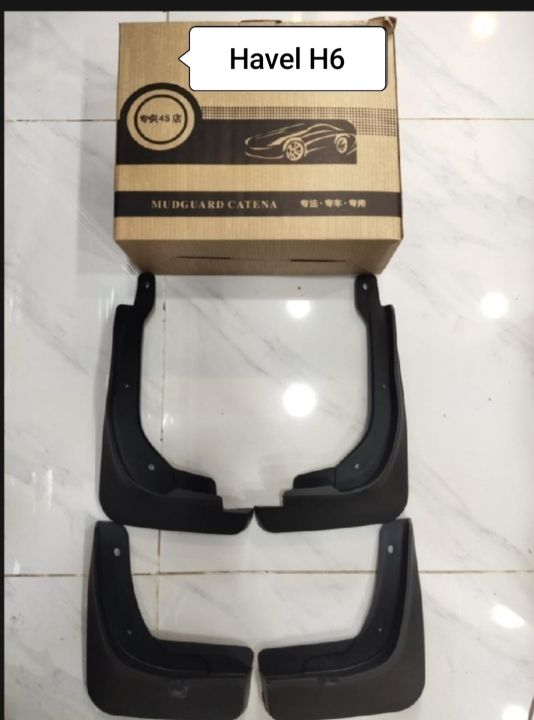 Haval H6 mudflaps/ mudguard 4pcs set black color